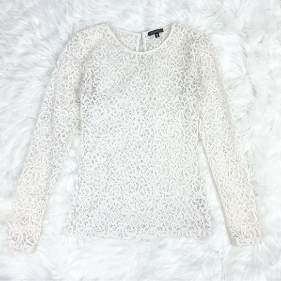 Dynamite Long Sleeve Lace Top Size XS - Picture 1 of 8